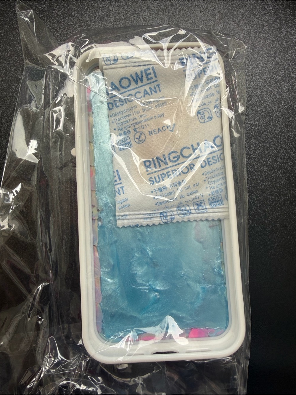 NIP iPhone 13/14 Decoden Case Sanrio Kawaii Cute Cinnamoroll Rainbow Blue 3D - Picture 2 of 2